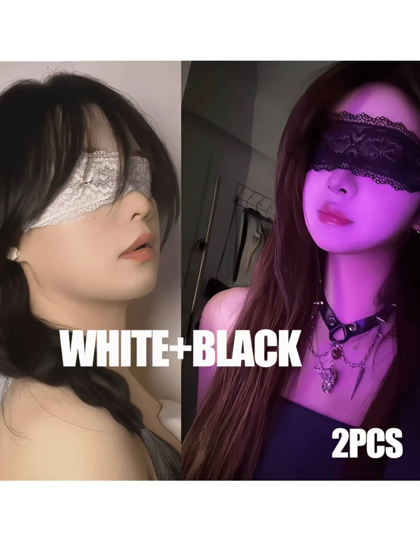 2 Pcs Lace Eye Mask with Long Ribbon, Perfect for Costume Parties, Ideal Gift or Party Prop, and Colors