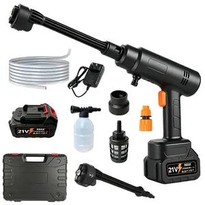 Wireless Pressure Washer Portable High-Power Water Gun, Rechargeable Battery, Multi-Function Nozzles, Ideal for Car Cleaning, Garden Irrigation