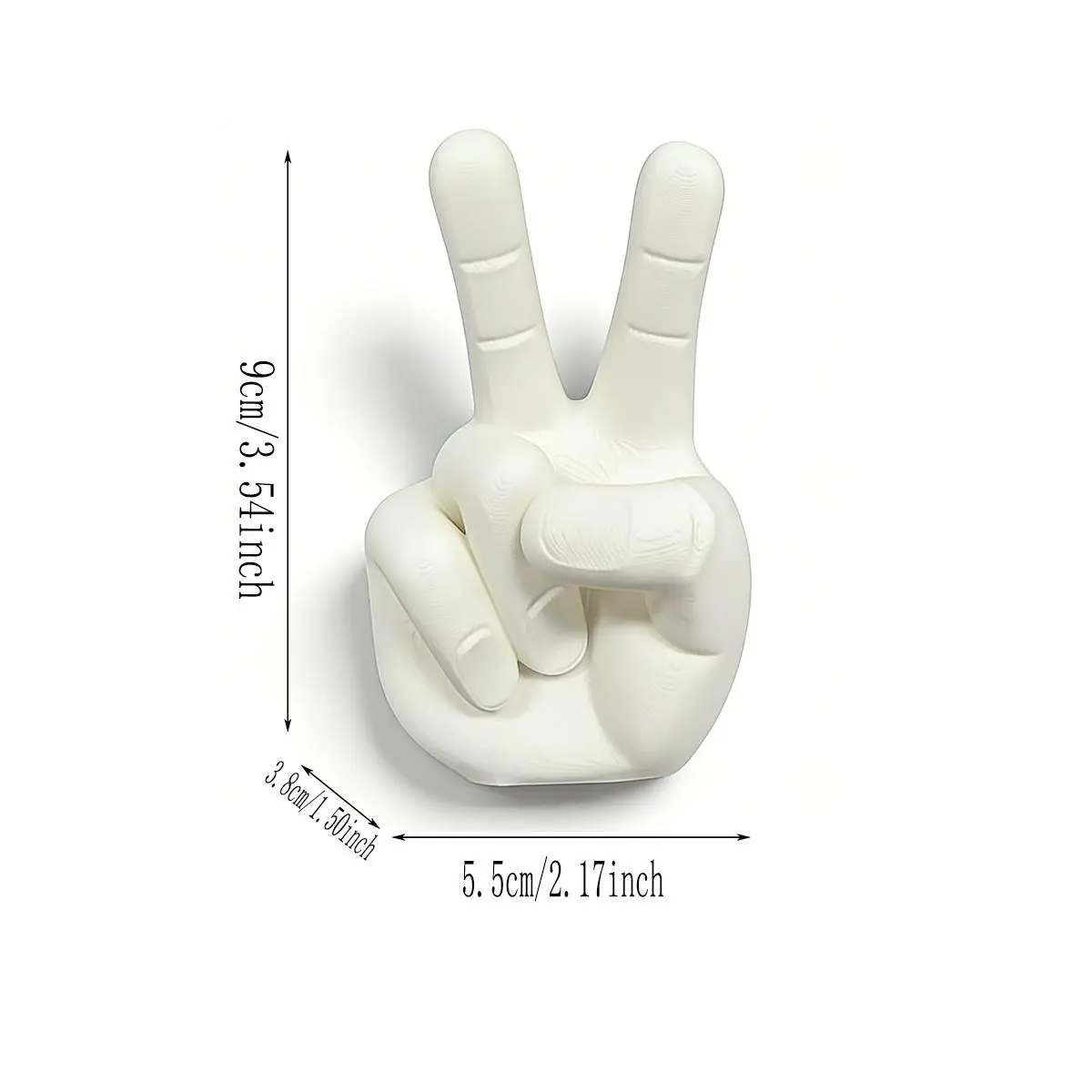 Adhesive Hooks with a Finger Design, Unique Storage Hooks, Auxiliary Storage Hooks, Made from PLA Material, Available in Multiple Colors, Sold As a Single Piece, Utility Hooks