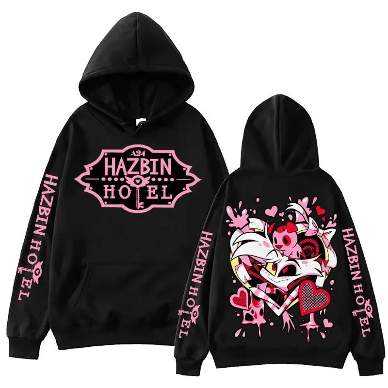 Hot Animation Hazbin Hotel Graphic Print Hoodie Angel Dust Hoodie
