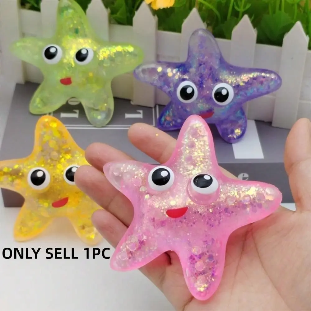 Starfish Squeeze Toy, Stress Ball Sensory Toy, Anxiety Relief Toy, Slow Rebound, Gift Bag Filler, Birthday Gift, Squeeze Toy