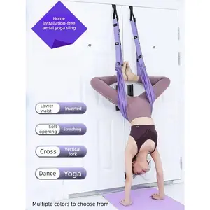 Shoulder Back Posture Corrector Stretch Band, Home Waist Backbend Trainer, Door Hanging Aerial Yoga Inversion Rope, Yoga Equipment, Stretching Tool, Stretching Gear