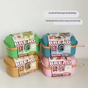 Role-Playing Toy Set, Korean Hamburg Bag, Girl's Makeup Doctor Repair Tool Kit, Fun Educational Playset