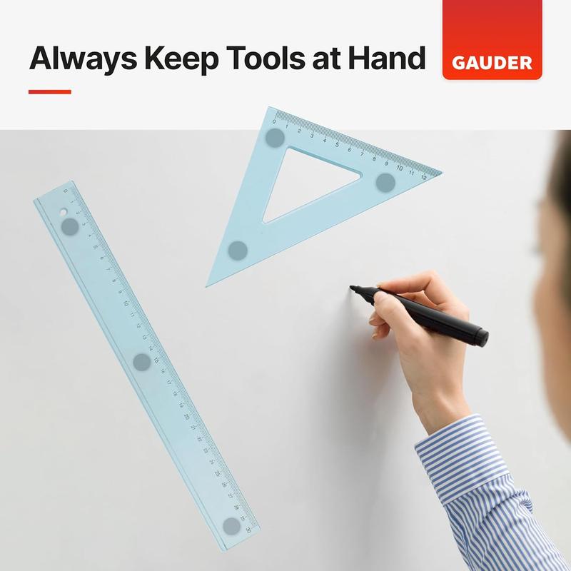 Large Magnetic Dots | Flexible Sticky Magnets (Each 1.2") | Magnetic Stickers