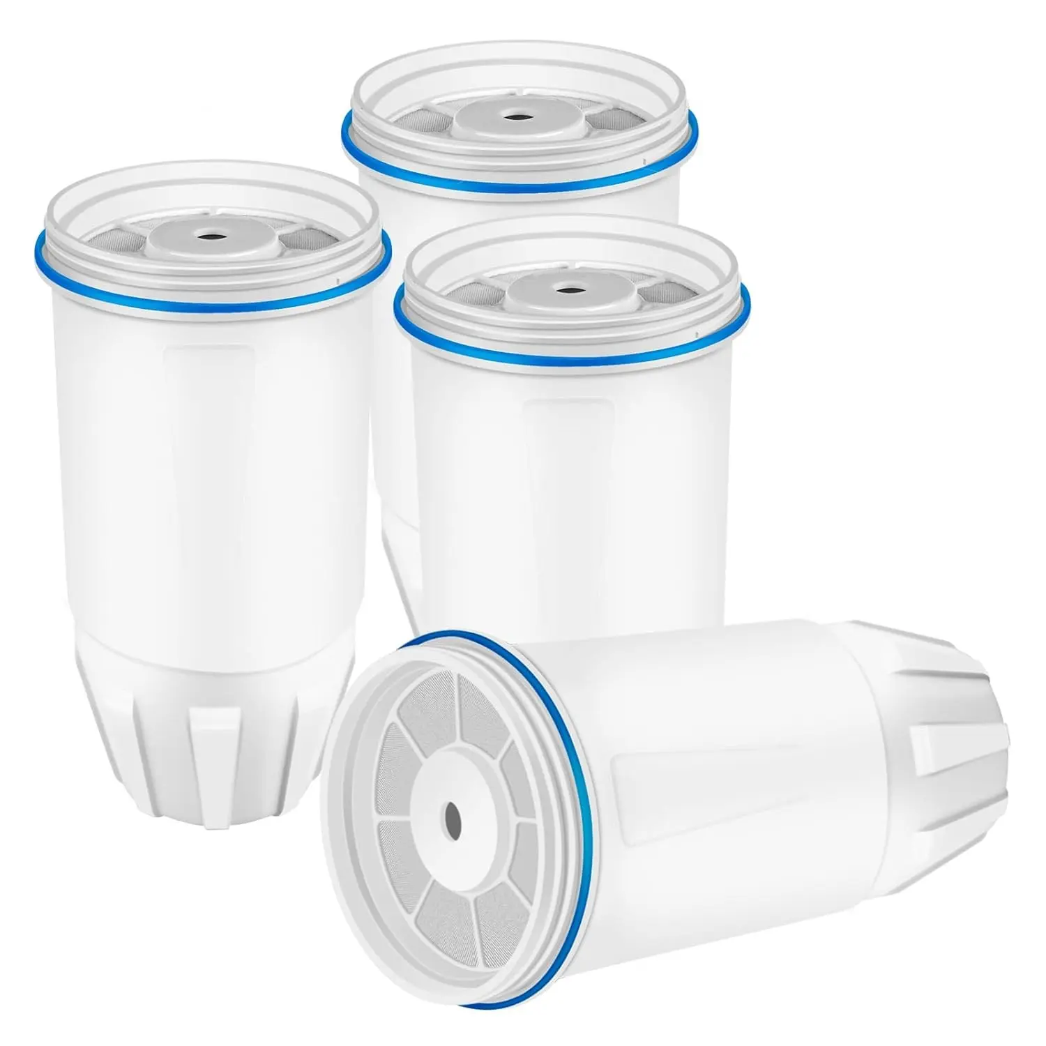 Water Filter Replacement for Zero, Fit Zero Water Pitchers ZR-001 ZD-012RP ZR-004, 5-Stage Filter System 0 TDS, Certified to Reduce Lead, Chromium, and PFOA/PFOS, Water Filters 4 Pack