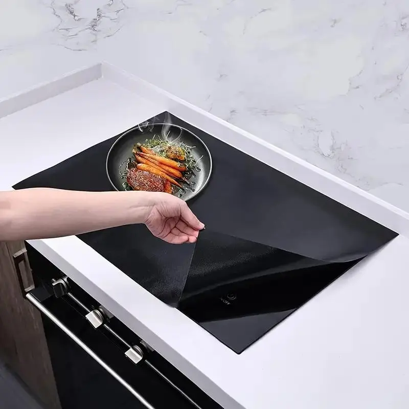 Silicone Induction Cooker Protective Pad, 1 Count Non-slip Durable Heat Resistant Kitchenware Kitchen Countertop Mat, Multifunctional Protection Kitchen Accessories