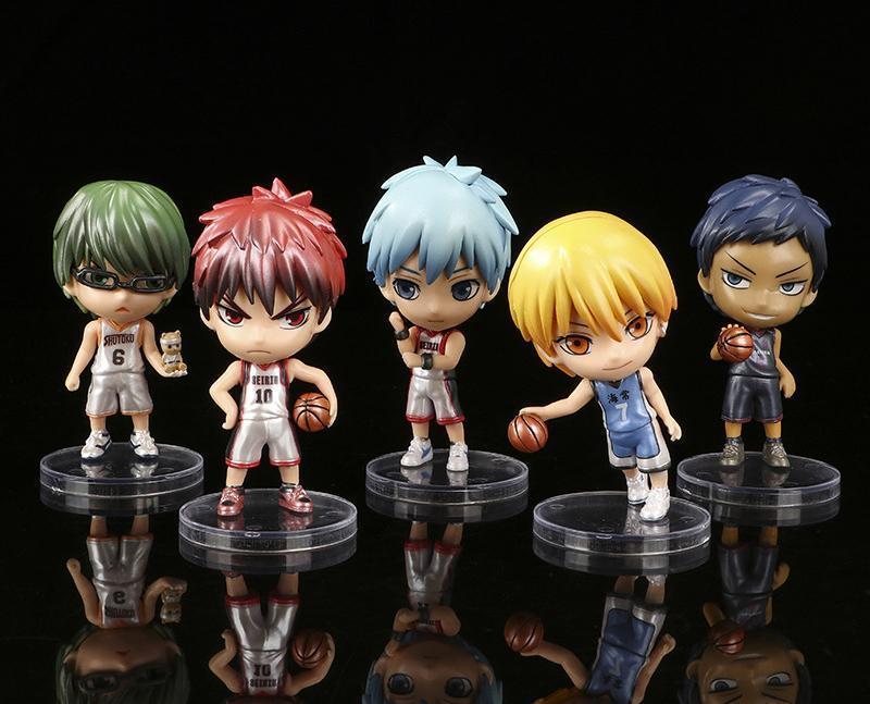 Full Set Anime Kuroko's Basketball Action Figure Kuroko Tetsuya Kagami Taiga Takao Kazunari Model Figurine Toy Boys Gift Pendant