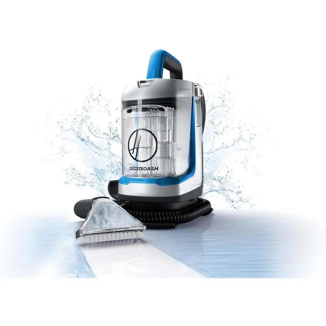 PowerDash Go Portable Spot Cleaner, Lightweight Carpet and Upholstery Machine, Stain Remover for Pets Stairs and , FH13010PC, Blue