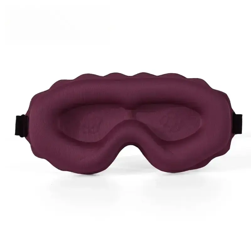 3D Contoured Sleeping Eye Mask Adjustable Strap Breathable Foam Light Blocking Sleep Mask Soft Comfort Sleep Aid For Travel Home Use