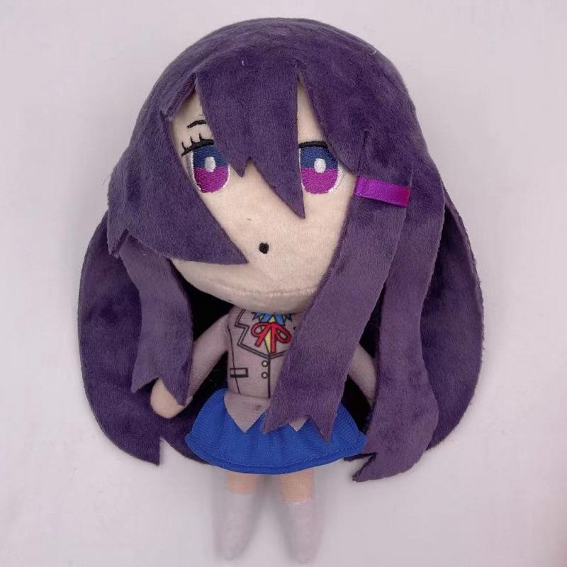 20cm Game Doki Doki Literary Club Plush Toys Anime Cosplay Monika Natsuki Sayori Yuri Dolls