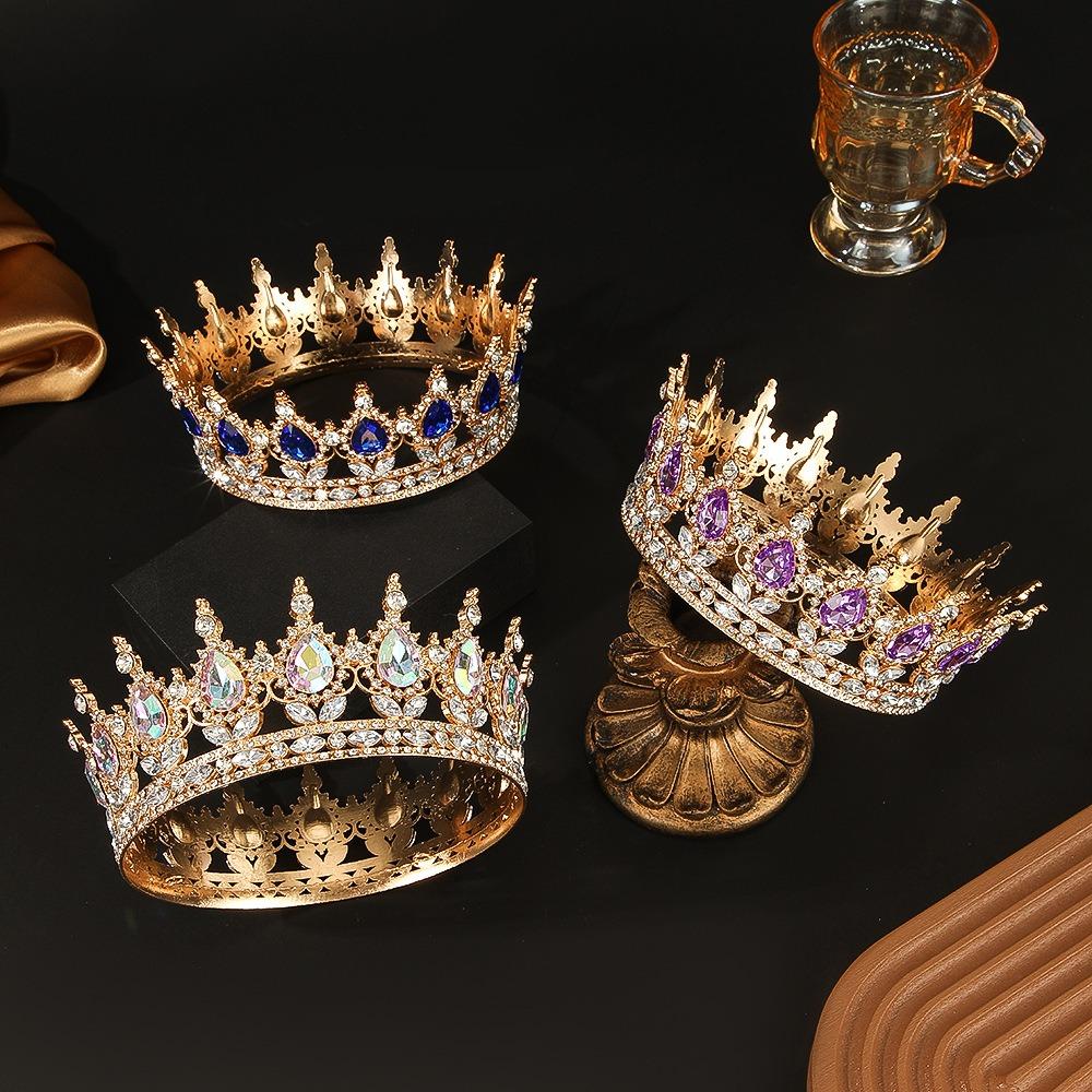 Exquisite Crystal Bridal Crown Headpiece Elegant Luxury Design For Weddings Birthdays And Formal Events Versatile Decor For Women And Cake Ornaments