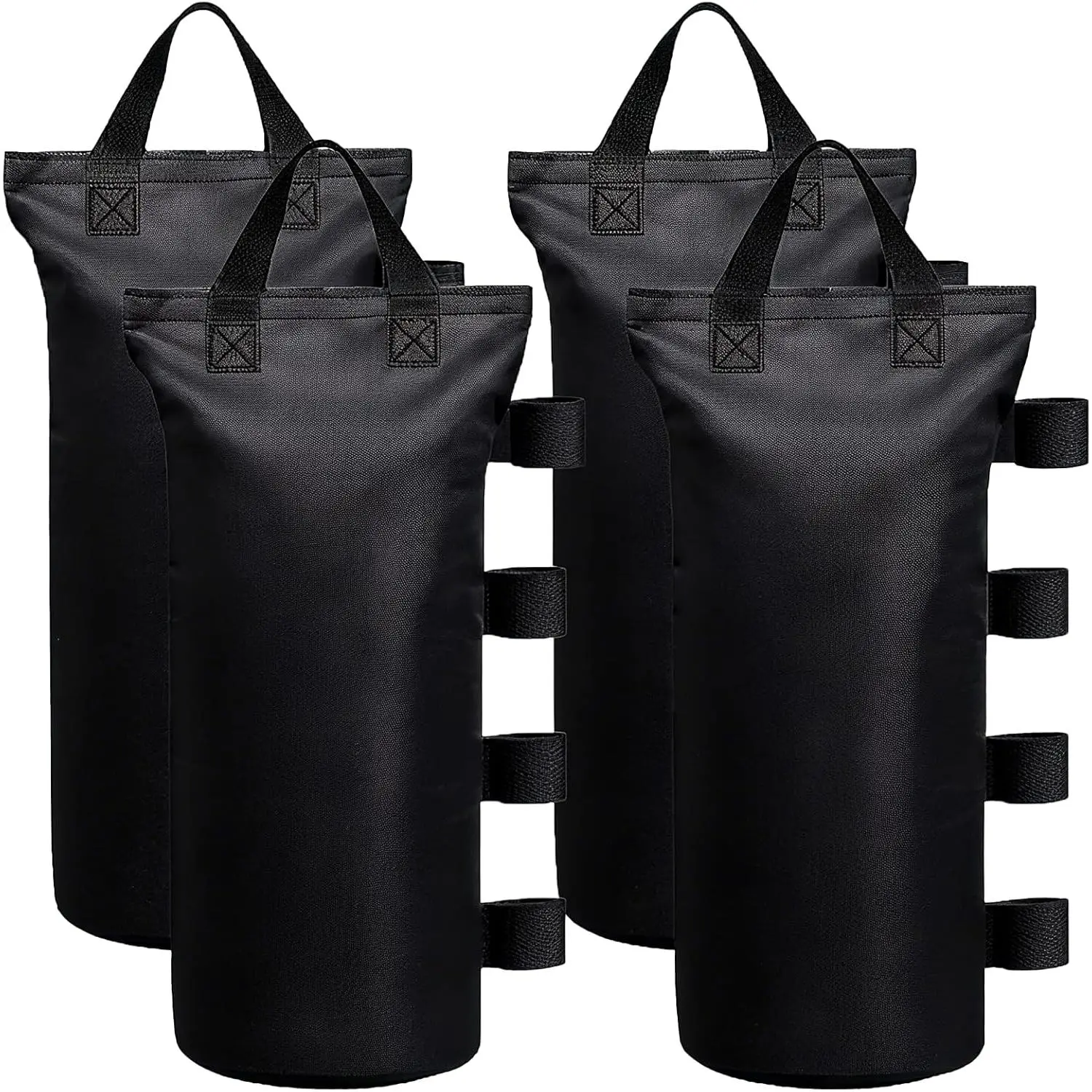 Canopy Weights Bag  Weight for Pop up Canopy Tent Gazebo Patio  Outdoor Sun Shelter,120LBS Tent Weight Sand Bags (4Set Black)