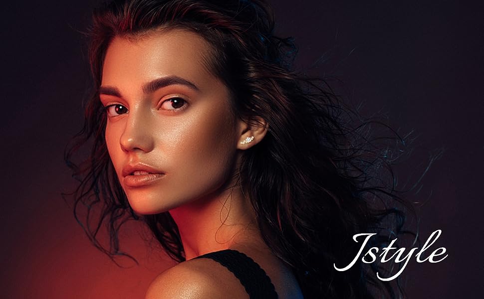 Jstyle 14Pcs Stainless Steel Stud Earrings Set for Women Star Moon Snake 16G Cartilage Earrings Set Hypollergenic Screw Back Earrings Helix Piercing Jewelry