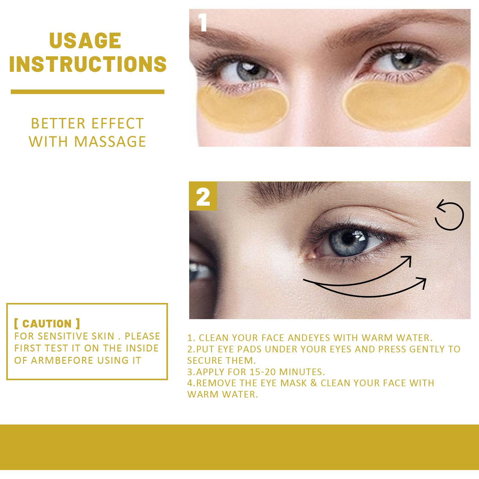 EELHOE Eye Mask Gently Hydrates And Moisturizes Skin Around Eyes Soft Lifting Patch
