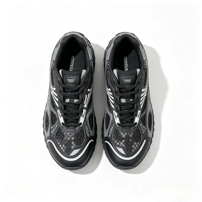 Retro 90s Running Style Olive Silver Mesh Sneakers Metallic Gloss Overlay Ventilated Mesh Upper Wear Resistant Gum Rubber Outsole Trendy Low Top Street Footwear For Everyday Travel Street Outfits