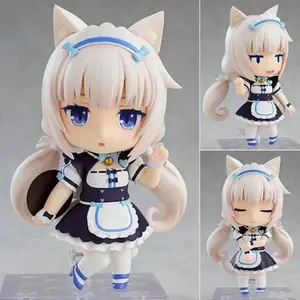 Nendoroid Vanilla Nekopara Articulated Action Figure Q Version Anime Collectible Model Desktop Decoration Gift For Anime Fans