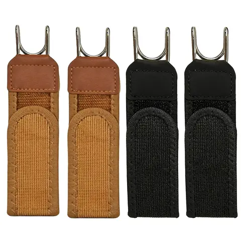1/2/4pc No-Buckle Elastic Waist Belt for Men, Belts for Women - Adjustable Magic Tape Closure, Stretchy Waistband, Comfortable Versatile Accessory for Daily Casual Outfits, Easy to Wear, No Pinch