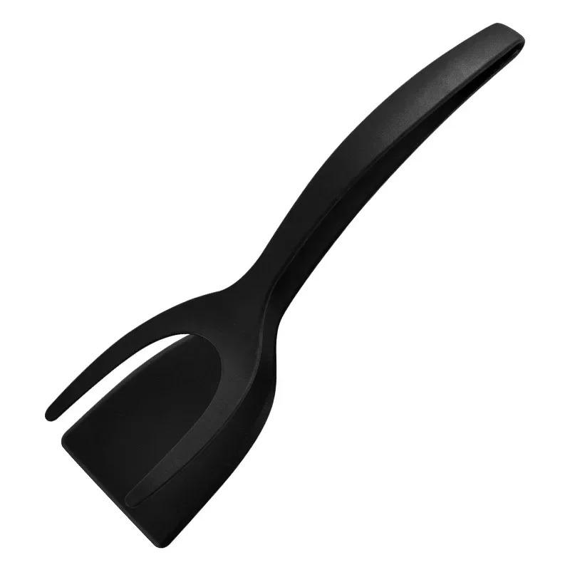 1pcs Versatile Kitchen Tools Set, Dual-Use Nylon Scraper, Food Clip, Egg Turner, Bread Toast Spatula, Perfect for Cooking & Baking, Durable Kitchenware, Heat Resistant Spatula