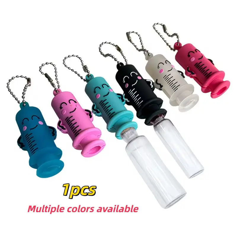 Cute Cartoon Bottle Opener, Injector-Style Cutter, Multi-Functional Ampoule Opener, Multipurpose Lid Opener, Portable PVC Bottle Opener, Ideal for Nurses, Doctors, Hospitals