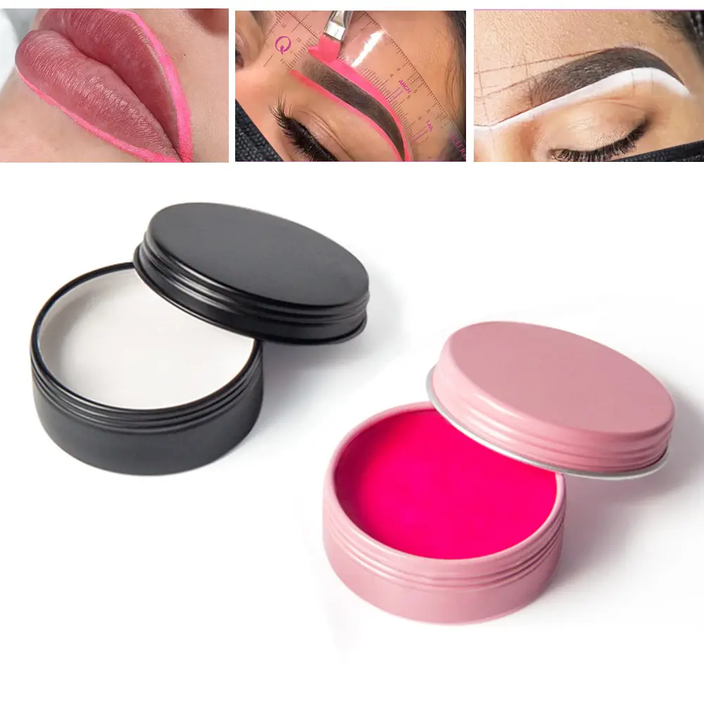 20g Microblading Mapping Paste for Eyebrows, Brows Contour Design Shape Mark Tool, Lip Contouring Pastes, Precision Beauty Tool, Makeup Tool