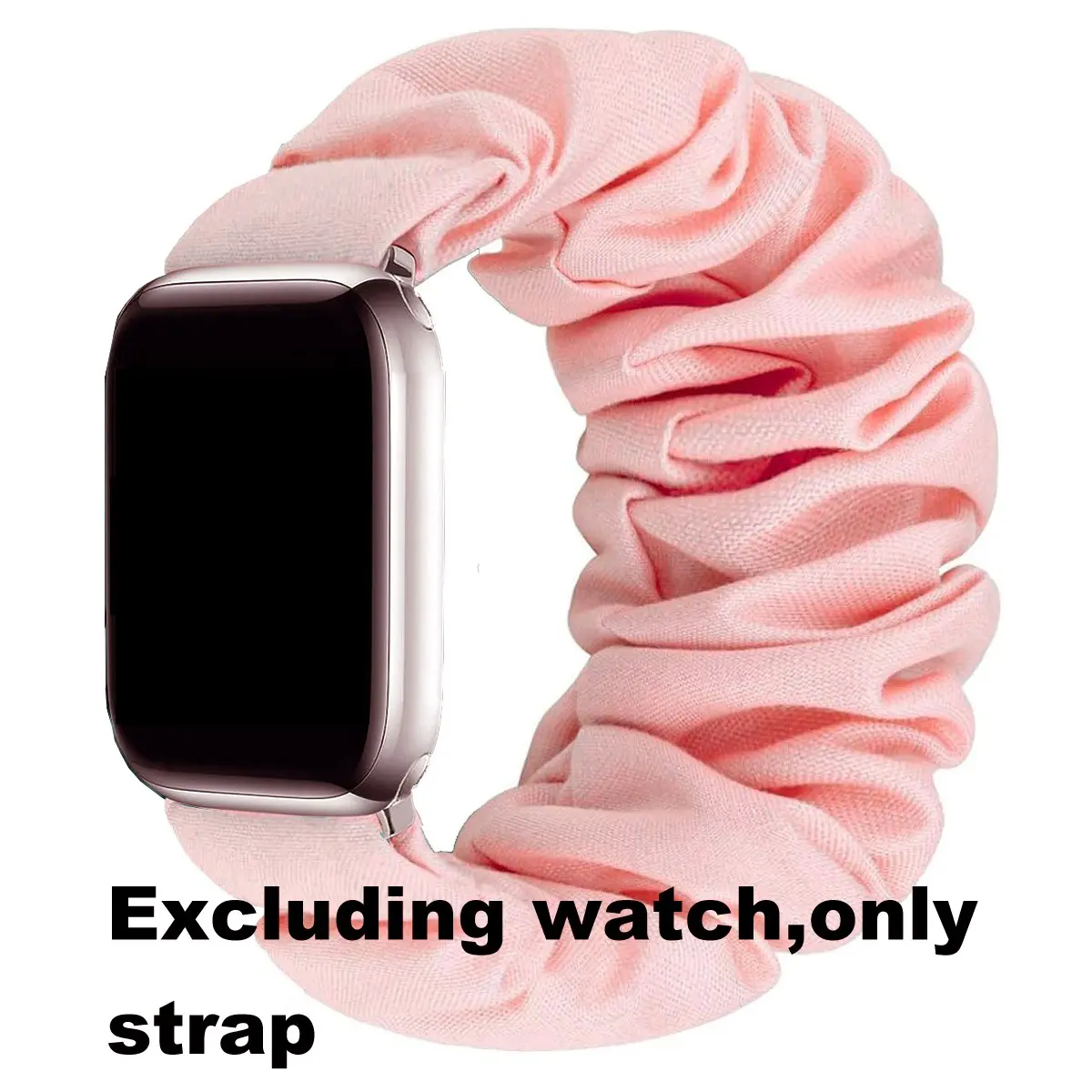 Soft Polyester Apple Watch Band for Women, Smart Watch Straps, for Apple Watch, Elastic Headband Style for Iwatch Series 38mm-49mm, Skin-Friendly Fashion Accessory, Smartwatch Accessories