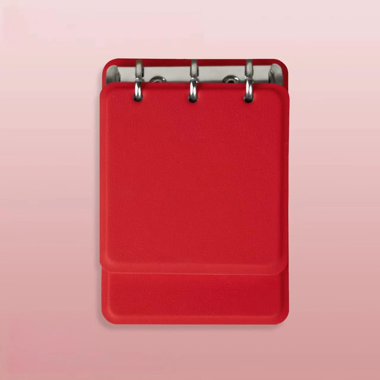 Mini Three-Hole Binder Notebook, Portable Minimalist Stationery, Ideal for Notes, Reminders, Word List, Handbook Pages Storage