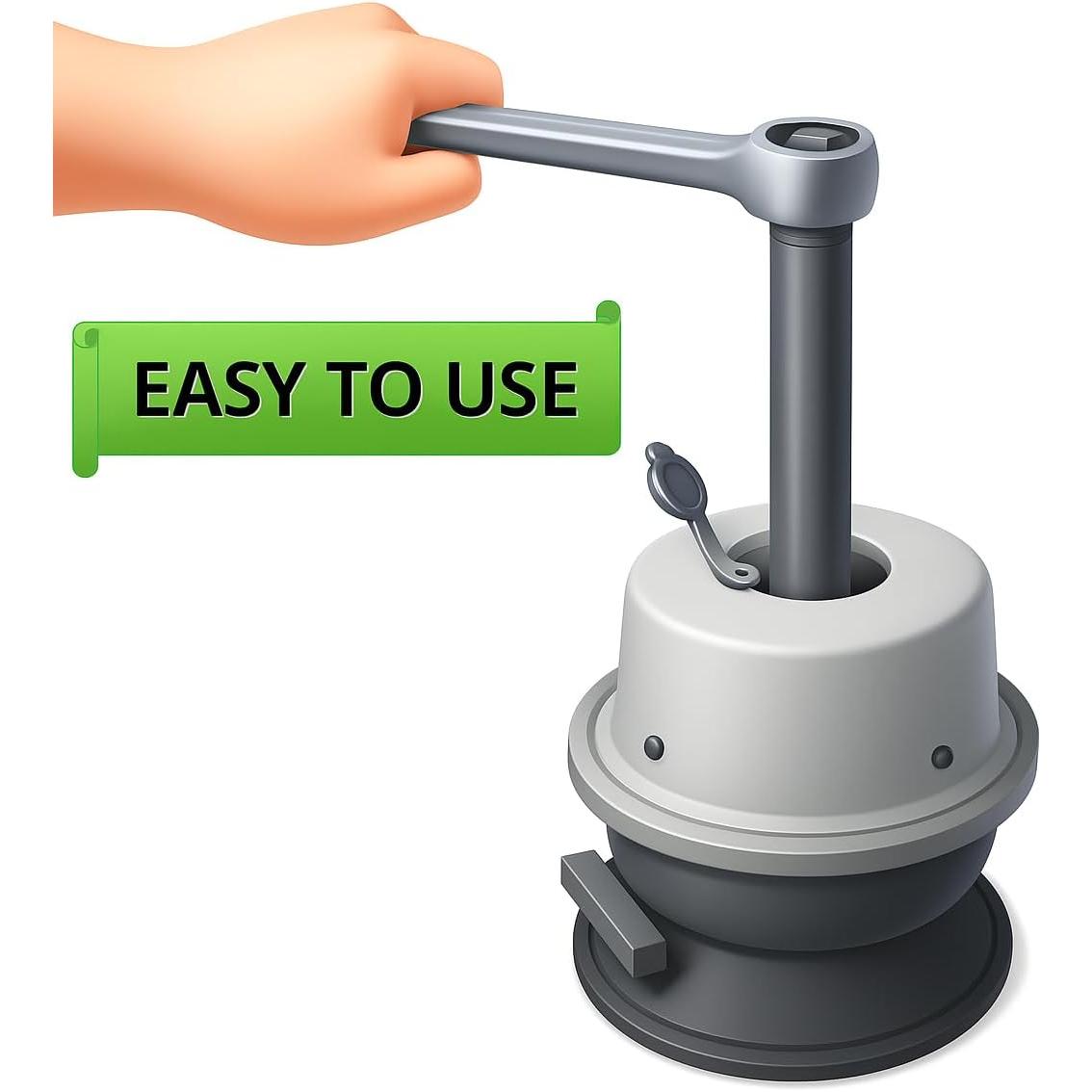 Deep Impact Socket for  Air  Cage  - Multiple  (3/4", 15/16", 1-1/16") - 1/2" Drive, High-Carbon Steel, Rust Resistan-3/4 Inch