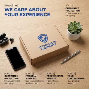 After-Sales Warranty Card Friendly Customer Support Easy Assistance & Replacement Service Guarantee