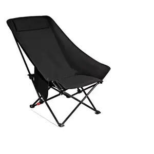 Complete collection of outdoor camping equipment: folding table, small stool, adjustable high-back moon chair, fishing chair - essential items summervibes