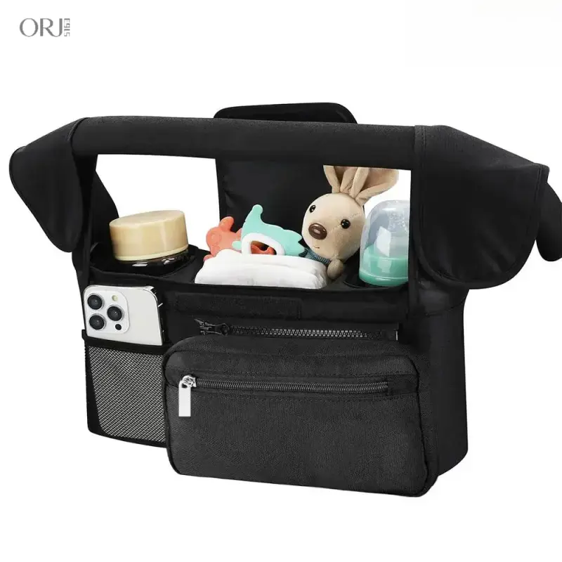 Multi-Functional Stroller Storage Bag, Lightweight Polyester Diaper Organizer for Baby Travel with Independent Bottle Pockets,Rose,Valentine,Charm,brooklyn,vintage,flower,,jesus,pendant,necklace,Gothic,Halloween,DIY,S,Multicolor,Res,aesthetic,,virgin,mary