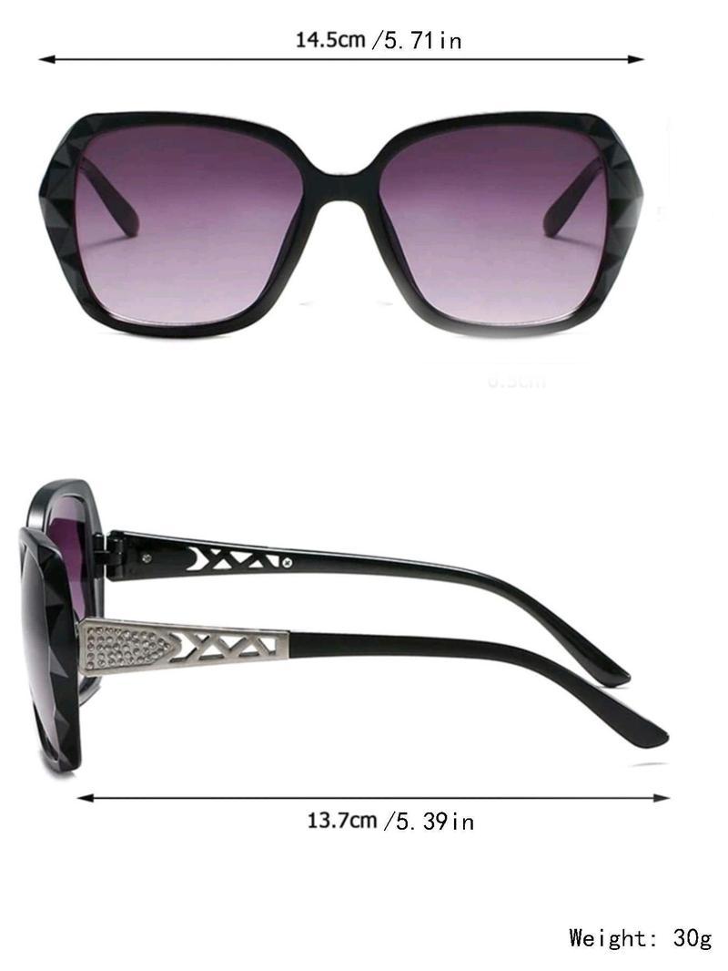 3-pack unisex retro tinted lens glasses, stylish casual frame glasses, suitable for daily use, fashion accessories for outdoor activities Heart Shaped Sunglass High Quality Sunglasses