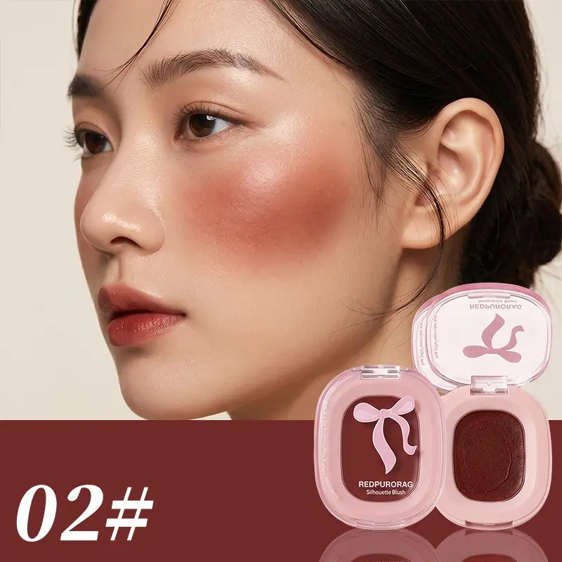 Long Wear Matte Multi Task Blush Balm, viral Pigmentation high-pigment cream blush, waterproof sweatproof long lasting for cheeks lips eyes. Suitable for all skin tones, perfect everyday versatile makeup and festival gift for beginners.