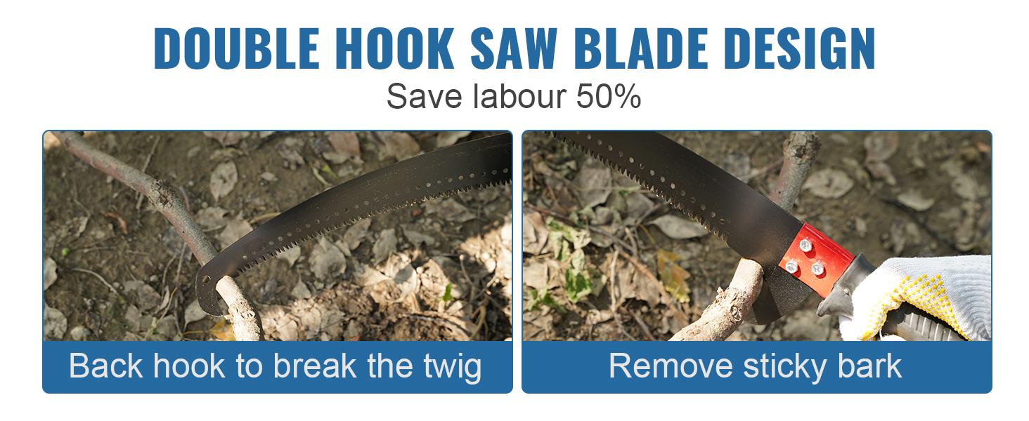 30 Feet Tree Pole Pruner Manual Branches Trimmer Tree Branch Garden Tools Loppers Hand Pole Saws Extendable Height