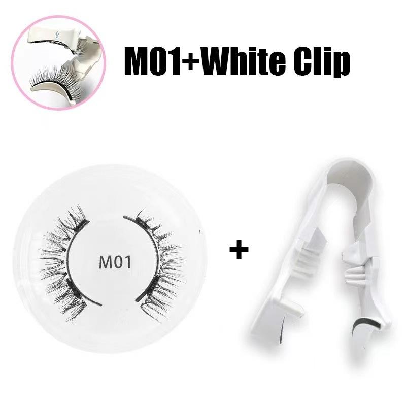 Reusable Magnetic Eyelashes No Glue Needed Magnetic Lash Kit with Clips Easy Application False Eyelashes for Beginners