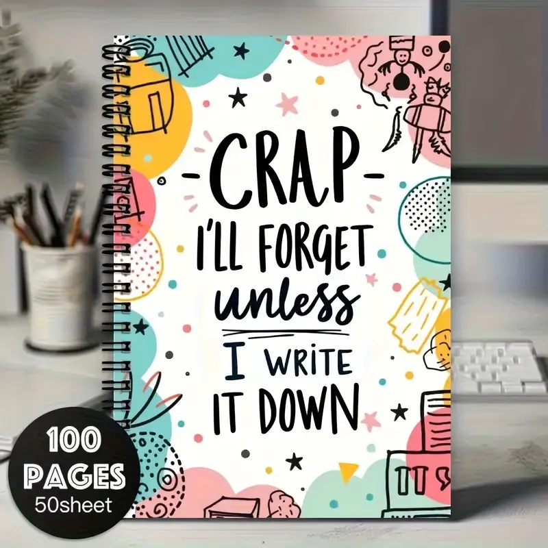 Colorful Spiral Notebook, Creative Journal & Planner, Office Stationery, Great for Gifts & Daily Use