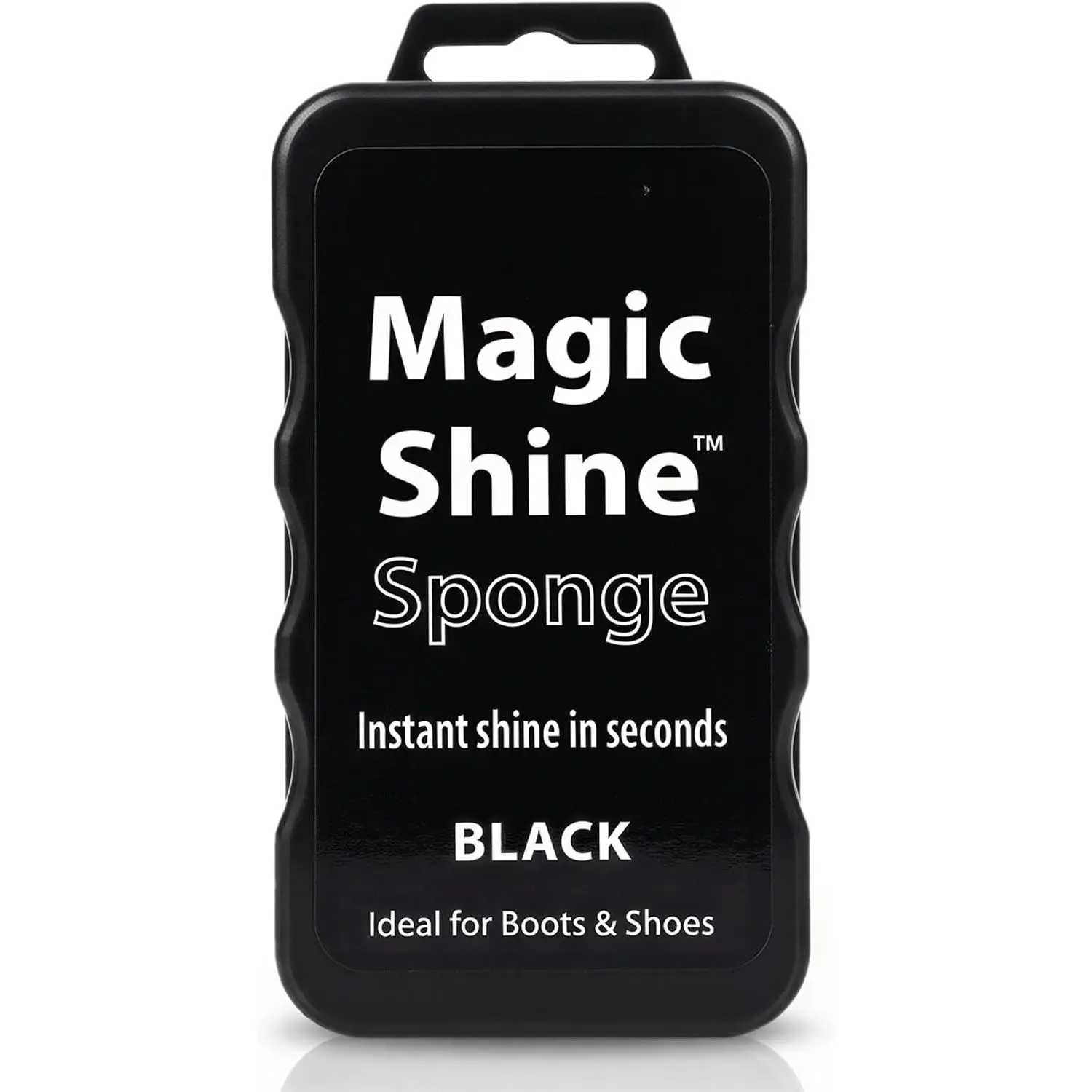 Express Leather Boot & Shoe Shine Sponge - Black