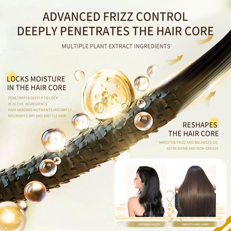 PLEACOZ Hair Oil – Lightweight Leave-In Treatment for Frizz Control,or Permed Hair， Deep Nourishment & Repair for Damaged, Colored