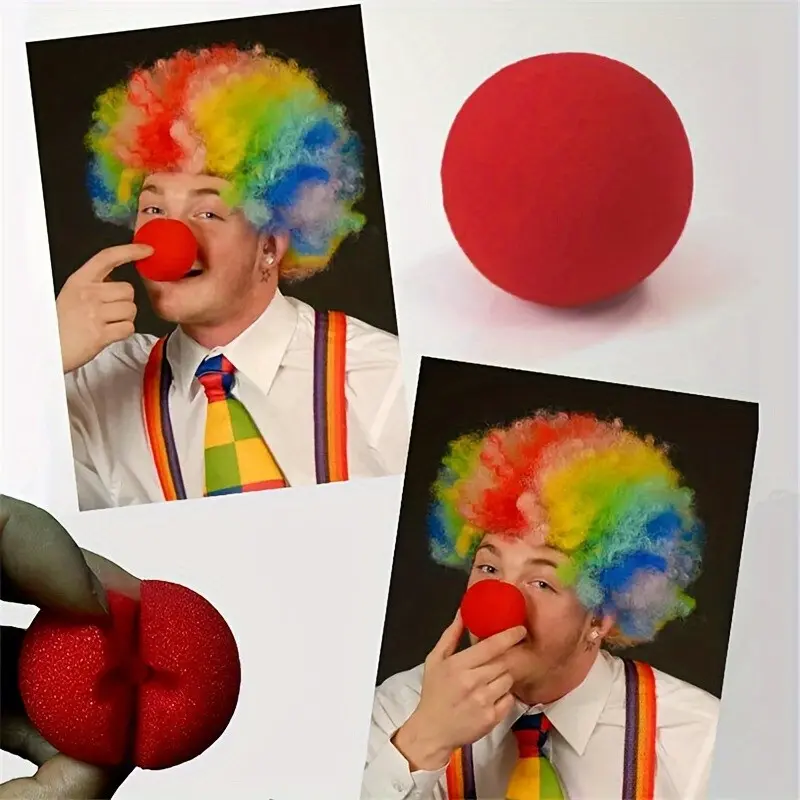 Funny Cool Clown Nose Prop, Magic Performance Props, Prank Makeup Party Props, Role Play Party Supplies, Photo Props