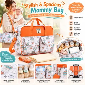 Pregnant Women Multi-Functional Crossbody Baby Bag, Fashion Waterproof Maternity Bag, Handheld Pre-Delivery Bag, Mommy Bag