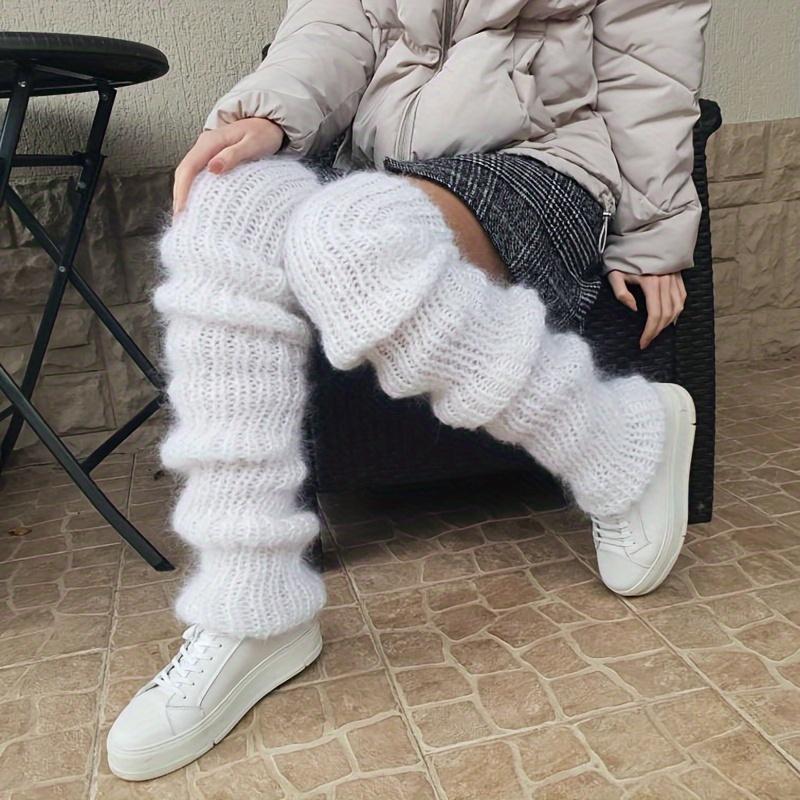 Extra Thick Long Tube Slouch Socks for Women Fashion Casual Y2K Knitted Slouch Socks