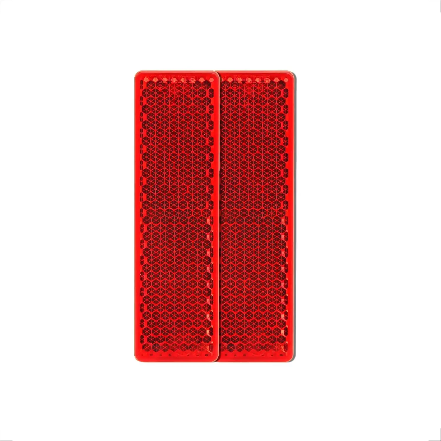 Rectangular Safety Stick- Reflector    Reflective Plate for  Caravan Lorry Bus(Red, 2.99 x 0.87 in)