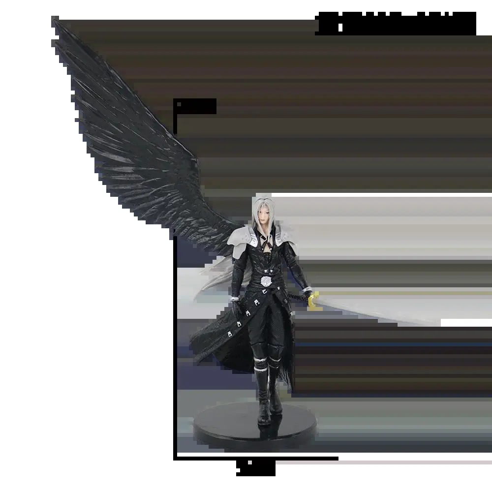 Final Fantasy Sephiroth Angel Model Figure Statue, Collectible Game Merchandise Charm Pendant, New Arrival Gift for Fans, Cosplay Decor Accessory