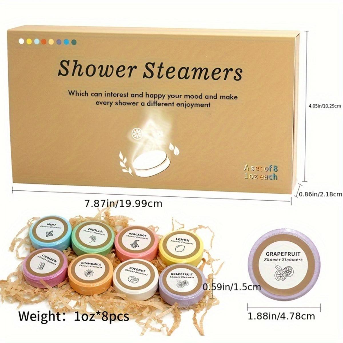 Shower Steamers Aromatherapy Mothers Day Gifts for Women 8 Pack, Shower Bombs Birthday Gift for Mom with Lavender Natural Essential Oils, Self Care Gifts for Women Lover Home Spa