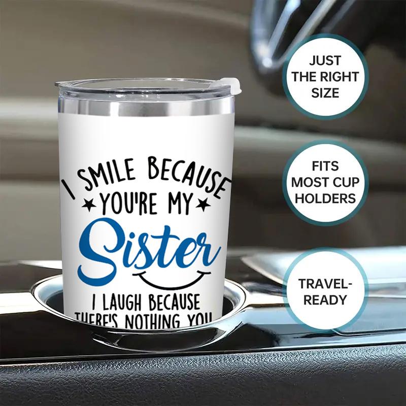 1, Sisters Coffee Cup, Ceramic Coffee Cup, Water Cup, Summer And Winter Beverage Utensils, Birthday Gift, Holiday Gift, Christmas Gift, New Year Gift, Valentine'S Day Gift