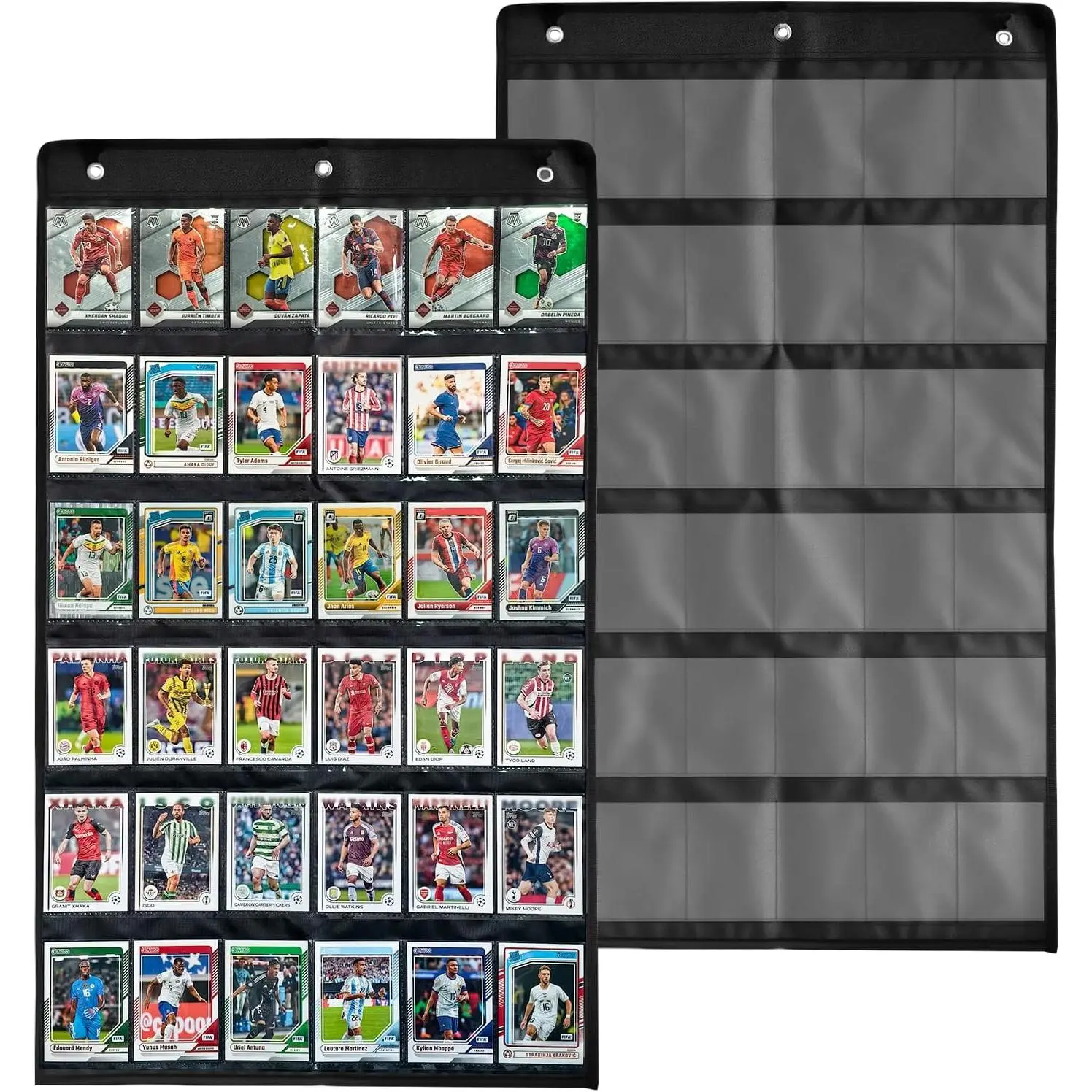 2 Pack 36 Cards Display Case, Baseball Card Display Case, Sport Card Holder - Football Basketball Trading Card Wall Display