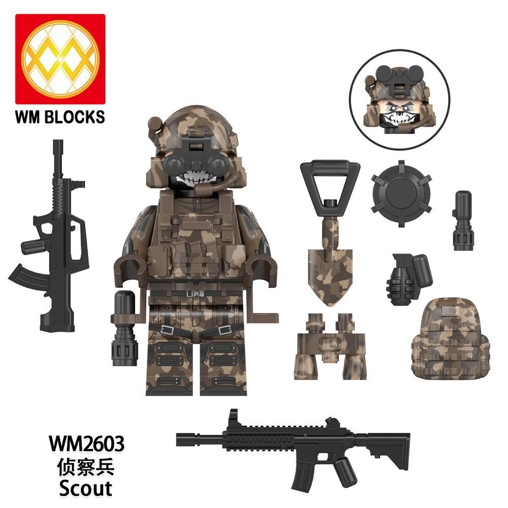 Building blocks, humanoid dolls, toys, digital action figures assembled toys crawler children's educational toys dolls for girls popular