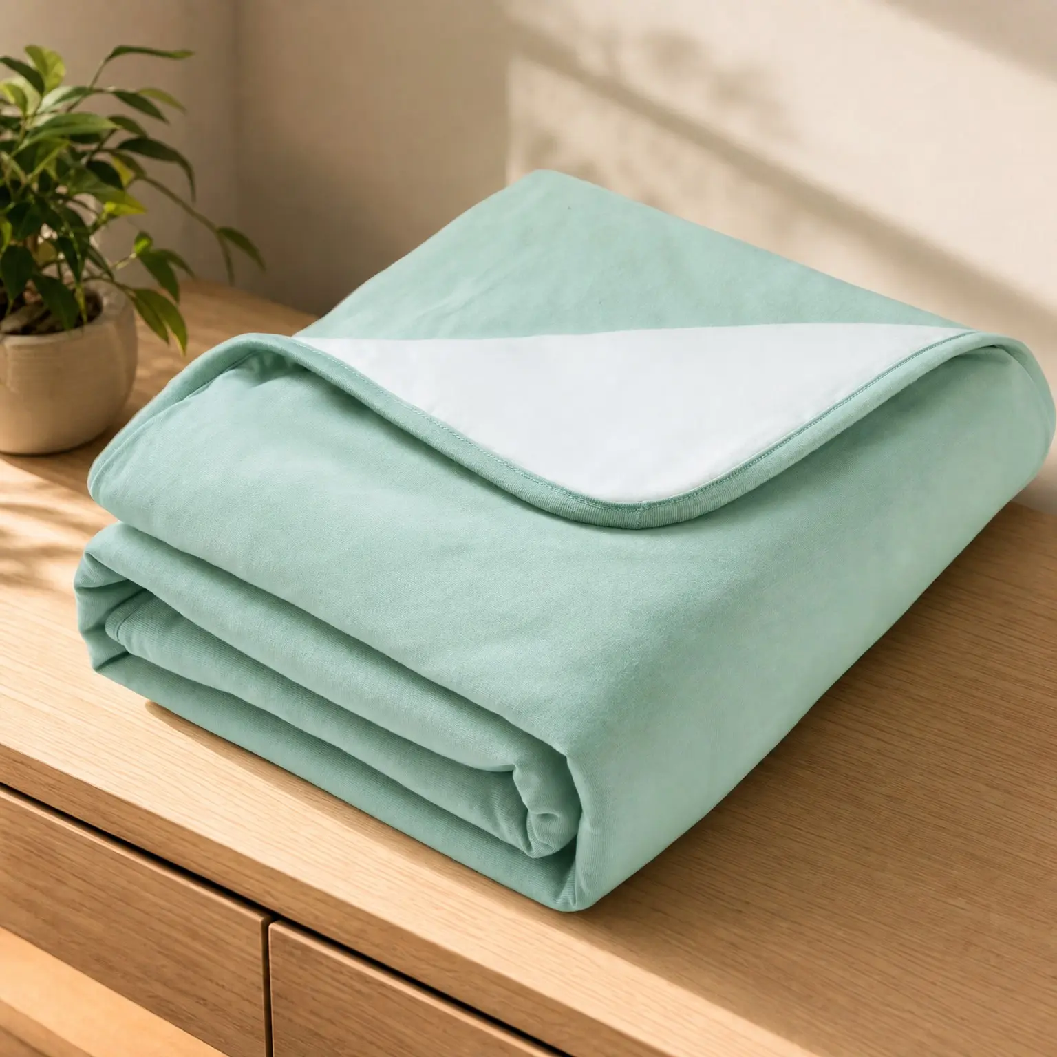 Bamboo Rayon Baby Blanket for Boys Girls Neutral Soft Crib Quilt Comforter Newborn Toddler Nursery 30 x 40 Inch Green(Gift)
