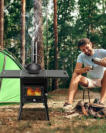 Outvita Portable Sink and Toilet Combo, 5 Gallon Hand Washing Station & 5.3 gallon Flushing Toilet, Detachable Wastewater Recycled Perfect for Outdoor Camping RV Travel Boat