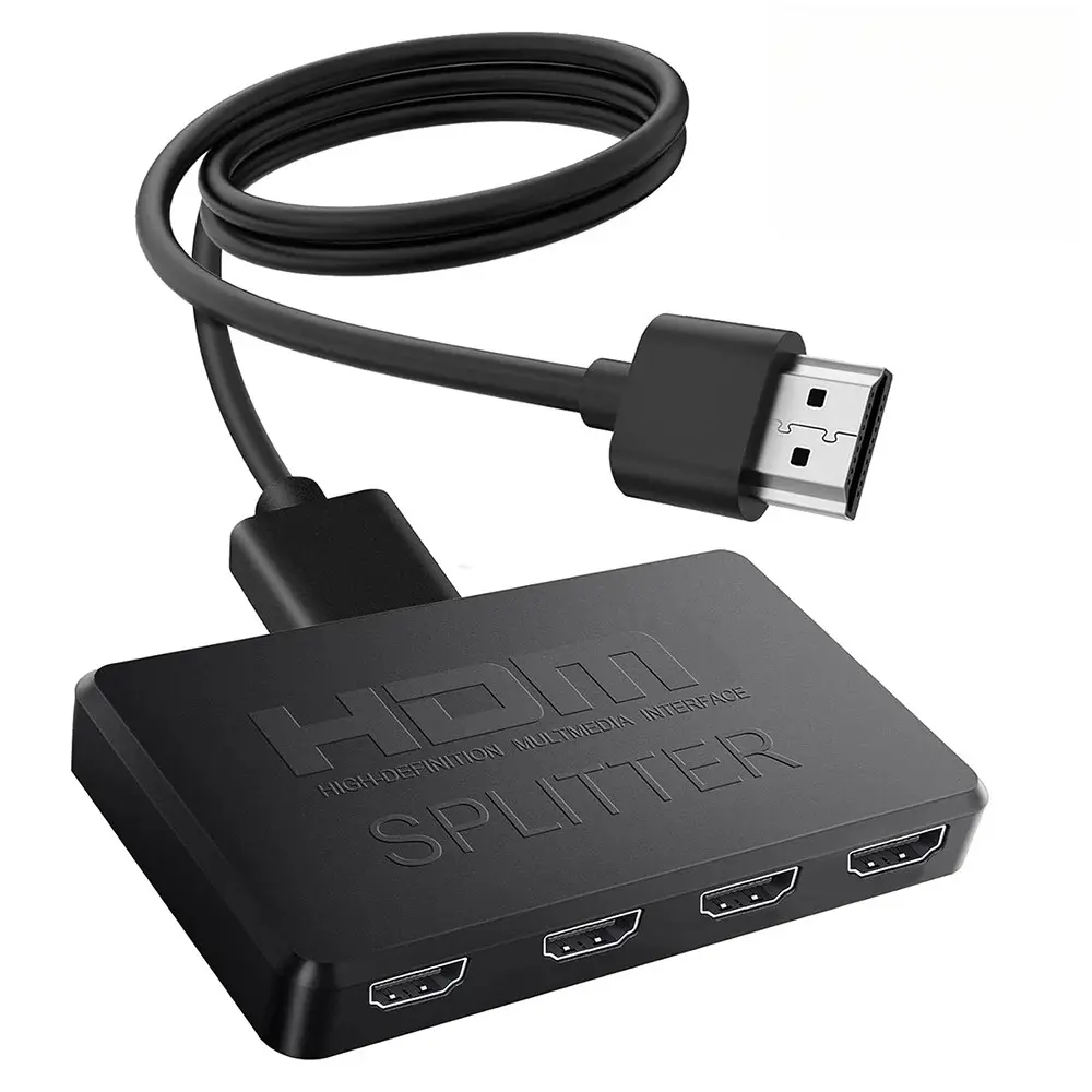 4K 2K HDMI-compatible Splitter 1 in 4 out 4x1 HDTV Switch HDMI-compatible Adapter HD Video Switcher for Xbox PS4 DVD PC Laptop capture card outdoor box tv antenna converter bag headphone compatable android speaker