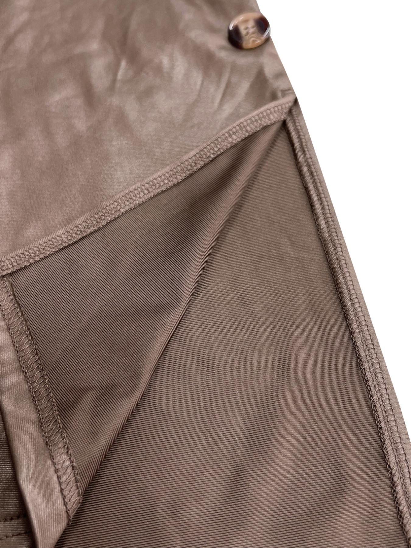 Women's Solid Color Mock Neck Dress, Chic Fashion Casual Side Split Sleeveless Dress for Daily Outdoor Wear, Women Dress for Summer